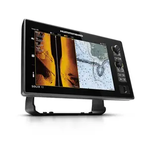 Listo para enviar Hummibird SOLIX 10 CHIRP MEGA SI G3 Pantalla táctil Buscador de peces/GPS Chartplotter Equipo de pesca