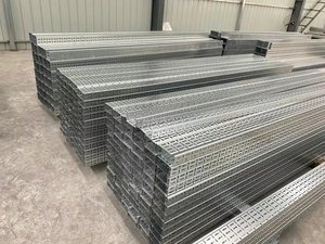 Système de support pour chemin de câbles perforé en acier galvanisé à chaud et chemin de câbles électrique perforé - Product Image 6