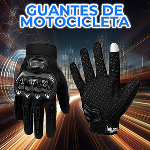 Guantes Deportivos para Motociclismo, Protección Anticaídas para Invierno y Verano, con Acceso a Pantalla Táctil, Hechos de Cuero y Poliéster - Product Image 2