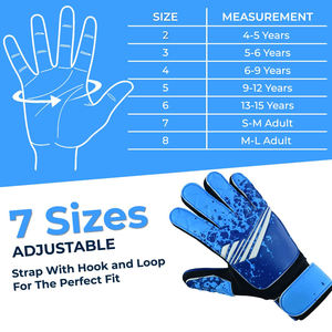 Gants de gardien de but professionnels en latex antidérapants respirants à doigts complets avec impression par sublimation personnalisée pour le football - Product Image 5