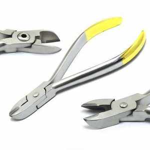 Ensemble d'instruments manuels de qualité supérieure en acier inoxydable pour la coupe de fils d'orthodontie, pince à couper les fils distaux. - Product Image 3