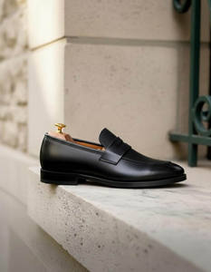 Chaussures mocassins en cuir véritable pour hommes grande taille, tendance, décontractées, respirantes à l'intérieur, fabriquées à la main, augmentant la taille - Product Image 5