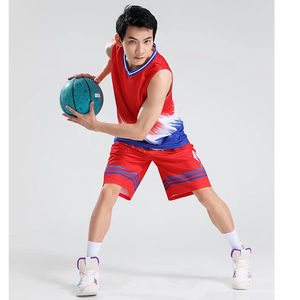 Nouvelle Arrivée Conception Imprimé Dernière Conception Personnalisé Vêtements Basketball Uniforme 100% Polyester Basketball Uniforme OEM service - Product Image 3