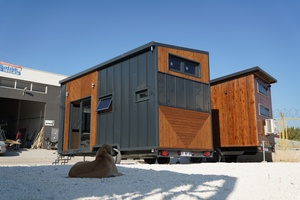 Petite maison de qualité supérieure de 215 pieds carrés sur remorque Petite maison préfabriquée portable sur roues Maison moderne durable et économe en énergie USA Canada - Product Image 6