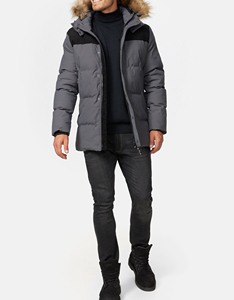 Chaqueta de Invierno Cálida de Diseño Personalizado, Abrigos de Invierno para Hombre, Chaqueta Acolchada de Plumón de Alta Calidad para Hombre - Product Image 4