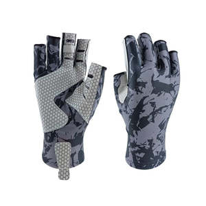 Dernier design, vente en gros de gants de pêche en cuir, prix de gros bon marché, gants de pêche en cuir respirants et légers - Product Image 2