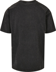 T-shirts 100% coton personnalisés pour hommes 220gsm tissu usé de broderie délavé à l'acide avec logo - Product Image 3
