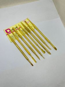 Cortador empujador de cutículas de acero inoxidable chapado en oro Dorlon, 5,5 ", suministros de uñas sostenibles de alta calidad para el cuidado personal, herramientas de belleza - Product Image 3