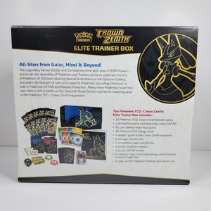 (T&B) TCG Crown Zenith Elites Trainer Box ETB Neuf, scellé en usine, tout neuf - Product Image 6