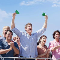 Prix de gros Cloches de vache en métal personnalisées Cloche d'école avec poignée Graduation Bruiteurs pour événements sportifs Jeux de football