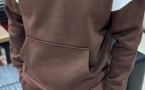 Sweat à capuche décontracté à manches longues pour hommes et femmes 100% coton couleur unie coupe ample thermique pour l'hiver grande taille - Product Image 5