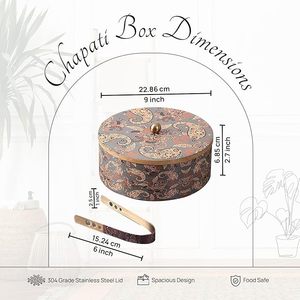 กล่องไม้สำหรับเก็บโรตี ช่วยให้โรตีชุ่มชื้น นุ่ม และพร้อมรับประทาน ผิวไม้ขัดเรียบเนียน จาก AALIYAN IMPEX - Product Image 3