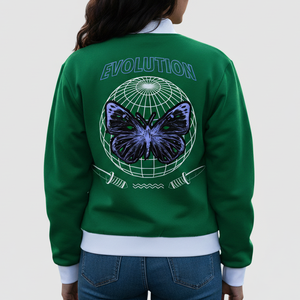 แจ็คเก็ตสตรียูทิลิตี้ทีมอเมริกันฟุตบอลทำจากผ้าขนสัตว์ลายตารางสำหรับฤดูใบไม้ร่วงขายส่ง - Product Image 2