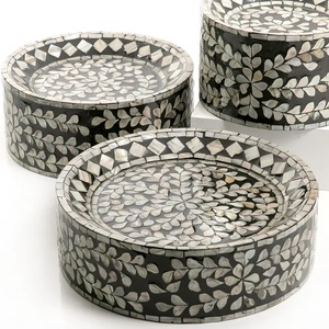 Soporte para pasteles con incrustaciones azules, exhibición de pasteles perfecta para Decoración de mesa para el hogar, uso de eventos y fines de regalo, venta al por mayor de La India - Product Image 4