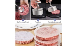 <span class=keywords><strong>Prensa</strong></span> de <span class=keywords><strong>hamburguesas</strong></span> <span class=keywords><strong>Manual</strong></span> personalizada de alta resistencia de mano de Metal nuevo - Product Image 4
