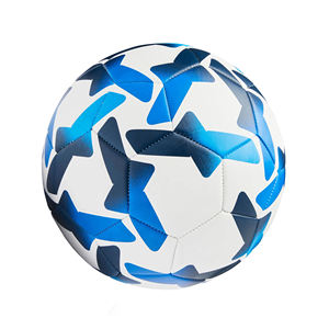 Ballon de football pakistanais en cuir de qualité supérieure, design de machine, ballon de football respirant de qualité supérieure - Product Image 2