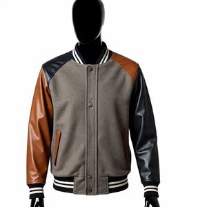 Vente en gros de veste d'université fabricant de veste de pull d'université personnalisé pour hommes veste de baseball vierge pour hommes - Product Image 6