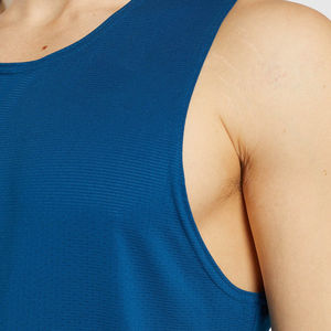 Camiseta Deportiva de Algodón/Spandex para Hombre, Verano, Transpirable, Acanalada, Ecológica, con Logotipo Personalizado, Letras, Fitness, Casual, Musculosa, Tejida - Product Image 5