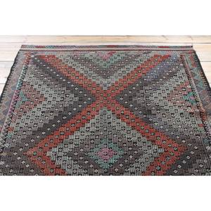 Alfombra de 6x8 pies, Alfombra Turca Vintage, Alfombra Kilim con Diseño Geométrico Arcoíris - Product Image 4