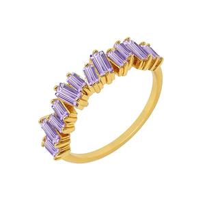 SuperGS SGSR051 Bague de cocktail unisexe en acier inoxydable de forme classique et élégante, diamant de laboratoire de haute qualité, plaqué or rose, pour fiançailles - Product Image 2