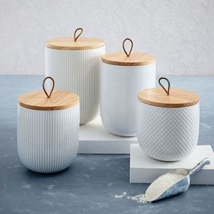 Metal <b>container</b> <b>box</b> sugar pot with antique finish perfect for storing sugar in a charming rustic kitchen - Product Image 3