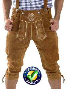 ชุดแต่งกาย Oktoberfest lederhosen บาวาเรีย lederhosen สีน้ำตาล - Product Image 2