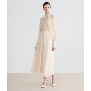 2025 nouveau Design femme chemisier et chemise OLIVER WRAP BLOUSE chemise à manches longues tissu de haute qualité décontracté vêtements pour femmes - Product Image 3