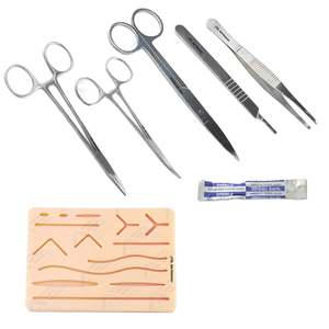 Formation de suture Instruments chirurgicaux Instruments médicaux Équipement d'enseignement Pratique de suture Kit complet pour étudiant en médecine - Product Image 1