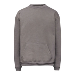 Sweat-shirt d'hiver pour homme, poids lourd, 100% coton, polaire, uni, logo personnalisé, OEM ODM, col montant, design tendance 2026, coupe classique - Product Image 1