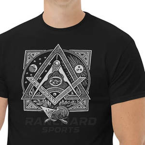 Camiseta Masónica con Símbolo Histórico de la Francmasonería, Diseño de Círculo Masónico, Camiseta con Diseño de Hermandad Masónica - Product Image 4