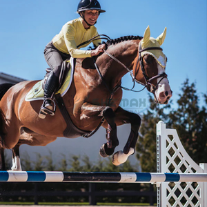 Cubierta de oreja de caballo ligera lavable, capó de mosca de ganchillo transpirable, hecho en Pakistán ajuste cómodo, ideal para entrenamiento de equitación - Product Image 2