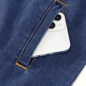 Camisa Vaquera Casual para Mujer, Corte Regular, Estampado a Cuadros, Elegante Cuello Camisero, Ecológica, Fácil de Combinar con Jeans y Pantalones para Invierno - Product Image 6