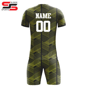 100% polyester sublimé nouveau maillot de football OEM vêtements d'entraînement personnalisés uniforme de football football ensemble complet - Product Image 2