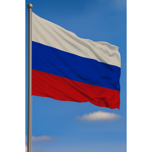 Russia Outdoor <b>Flag</b> with Digital Printing Aluminum <b>Pole</b> & Polyester or Plastic/Polyester Silk Materials - Product Image 3
