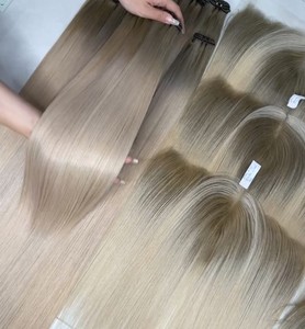 Extensiones de cabello humano recto de hueso de la mejor calidad, cabello virgen alineado con cutícula, cabello crudo vietnamita - Product Image 4