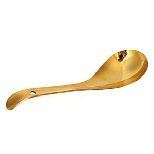 Cuchara de Servir de Acero Inoxidable, Personalizable, con Reposacucharas, Color Personalizado, Hecha a Mano, Ecológica, Apta para Lavavajillas y Microondas - Product Image 1