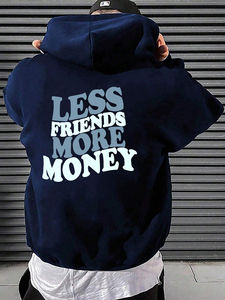 เสื้อฮู้ดดี้ผู้ชายผ้าฝ้าย 100% สไตล์วินเทจ แห้งเร็ว ระบายอากาศดี สวมใส่สบาย ผ้าฟลีซ รับสกรีนโลโก้ดิจิทัล - Product Image 2