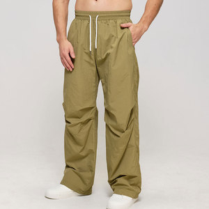 Baggy Nylon <b>Trouser</b> Stylish Streetwear Relaxed Fit Lightweight Everyday Fashion Baggy Nylon <b>Trouser</b> - Product Image 4