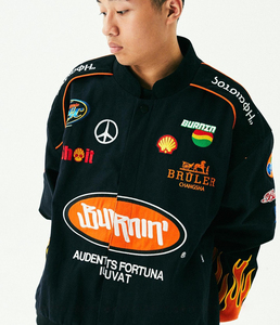 Venta al por Mayor de Camisetas de Verano Transpirables de Algodón con Bordado Personalizado de Motociclismo, Carreras de NASCAR y F1 para Hombre - Product Image 5