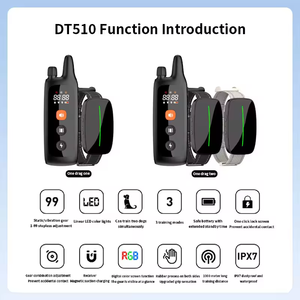 Elektronisches Ultraschall-Hunde trainings halsband mit fern gesteuertem Kunststoff-Rinden kontroll gerät - Product Image 6