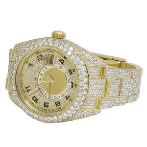 Nouveauté Hip Hop Bijoux de créateur exclusifs Tendance Montre-bracelet pour homme en acier inoxydable Diamants Moissanite Mouvement ETA 20mm - Product Image 4