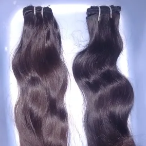Temple hair weaving. no shedding and tnagling best hot selling products. South indian hot selling texture hair weaving.natural b