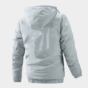 Nouveau design de vestes à capuche gonflables, vestes de mode intelligentes, nouvelles vestes gonflées imprimées avec logo personnalisé pour hommes - Product Image 2