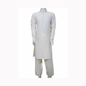 Couleur unie Hommes Style Décontracté Shalwar Kameez Costume Meilleure Vente Produit Shalwar Kameez Pour hommes - Product Image 4