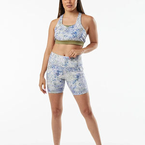 Gran oferta de pantalones cortos de compresión de moda para mujer/pantalones cortos de compresión hechos con material impreso y de secado rápido para mujer - Product Image 6