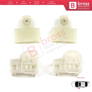 BWR46 + BWR5022ตัวเลื่อนปรับหน้าต่างคลิปวงกบด้านหน้าซ้ายสำหรับ Grand AM Sunfire alero cutlass 6 CAVALIER MALIBU 1350126 - Product Image 2