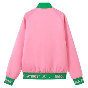 Veste universitaire personnalisée de haute qualité pour les fraternités et les sororités, avec col montant, coupe-vent et respirante, design d'hiver - Product Image 3