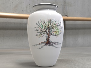 Urna de cremación con hendidura de música de ébano y marfil para adultos de aluminio para cenizas humanas bolsa de terciopelo libre L MAX B EXPORTS - Product Image 6