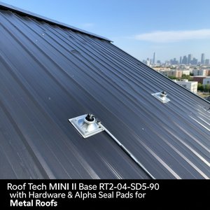 ชุดอุปกรณ์หลังคาโลหะ Roof Tech MINI II Base RT2-04-SD5-90 พร้อมฮาร์ดแวร์และแผ่นปิดรอยต่อ Alpha Seal - Product Image 3