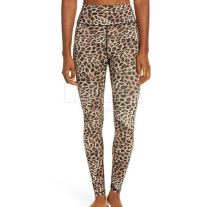 High Quality New Design Quick Dry Sublimation <b>Legging</b> Breathable Mid Waist Elastic Waist Solid <b>Pattern</b> Spandex/Polyester for - Product Image 2